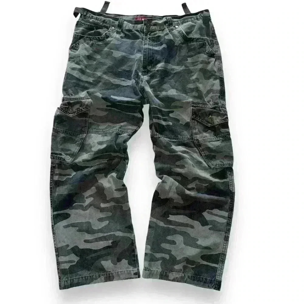Men's Camo Cargo Pants - Green